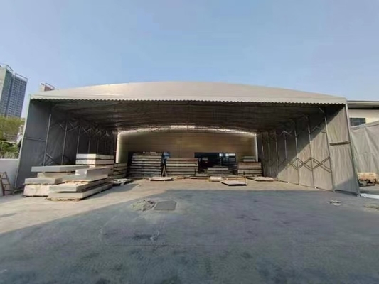 Tenda di garage pieghevole con interruttore di controllo remoto