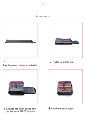 Copertura da picnic pieghevole in poliestere impermeabile per design personalizzato