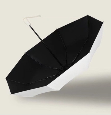 Triple Fold Rain and Sunshine Dual Vinyl UV Protection Umbrella Il tuo compagno di viaggio