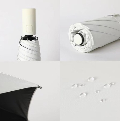 Triple Fold Rain and Sunshine Dual Vinyl UV Protection Umbrella Il tuo compagno di viaggio