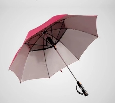 Manuale Logo aperto personalizzato Stampa Air Condition Fan Ombrello con logo personalizzato