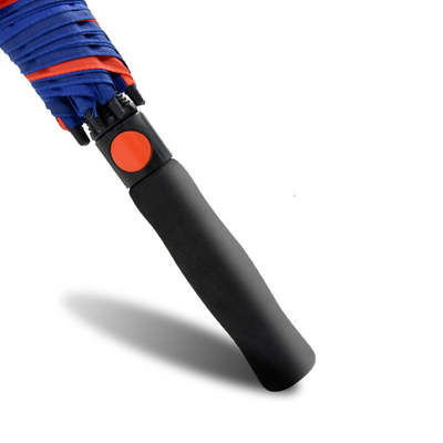 Ombrello da golf personalizzato a prova di vento da 30 pollici con stampe del logo di marca e doppi strati