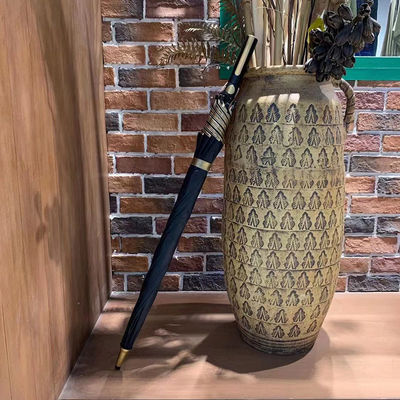 Colore personalizzato 190T Pongee UV Protect Gold Coating Windproof Lexus Golf Auto Umbrella