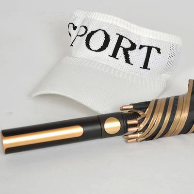 Colore personalizzato 190T Pongee UV Protect Gold Coating Windproof Lexus Golf Auto Umbrella
