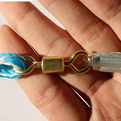Rete da pesca di nylon a nodo singolo di 6 ft con catena di ferro saldata