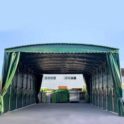 Avvolgente per eventi all'aperto con telaio in acciaio galvanizzato per parcheggi facili e tenda stampata su misura