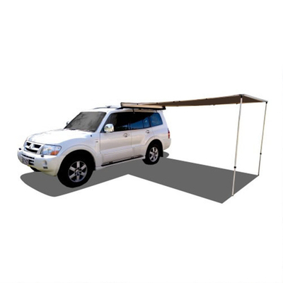 Tenda laterale di avvolgimento per auto con telaio in acciaio galvanizzato per campeggio e avventure all'aperto
