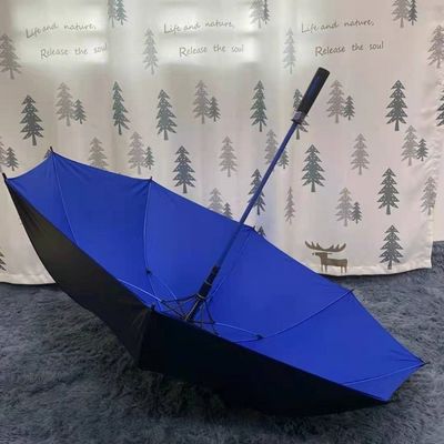 CLASSIC Design Style Parasole da golf dritto con apertura automatica e rivestimento nero in fibra di vetro