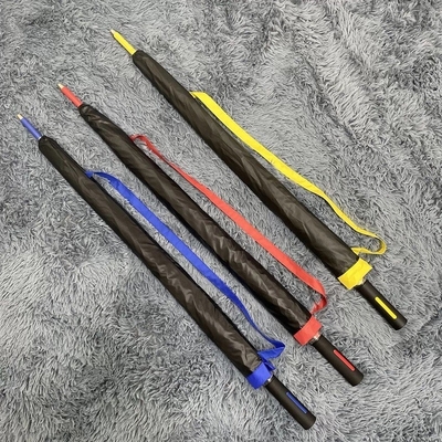 Ombrello da golf con costole in fibra di vetro e logo personalizzato