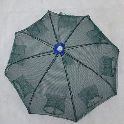 Rete da pesca tipo ombrello Rete da pesca a mano per una pesca agevole e fluida Profondità 38-72 cm