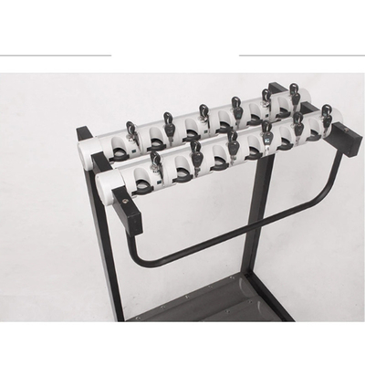 Black Metal Golf Club Push Pull Bike Cart Buggy Trolley Holder Stand ombrello per farmacie