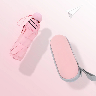 5 ombrellone pieghevole tasca piccola ombrello sole e pioggia donna doppio design protezione solare