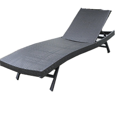 Sedile da salotto in rotino esterno balcone pieghevole letto reclinabile per villa e piscine