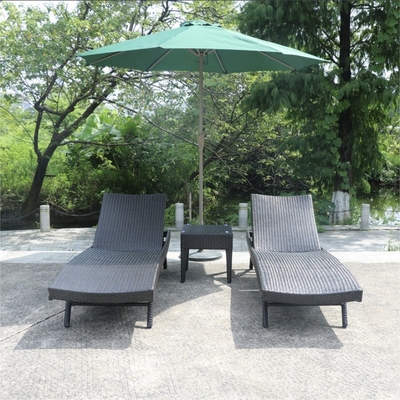 Sedile da salotto in rotino esterno balcone pieghevole letto reclinabile per villa e piscine