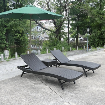 Sedile da salotto in rotino esterno balcone pieghevole letto reclinabile per villa e piscine