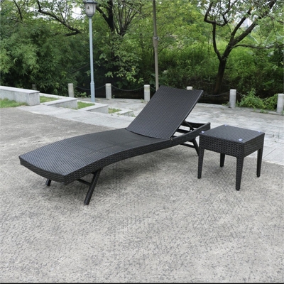 Sedile da salotto in rotino esterno balcone pieghevole letto reclinabile per villa e piscine