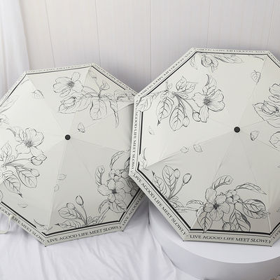 Due funzioni ombrello francese per donne automatico pieghevole protezione solare e protezione contro la pioggia