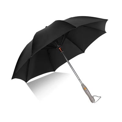 Cornice in fibra di vetro Auto Open USB Charge Fan Umbrella con spray d'acqua e protezione UV