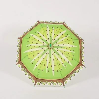 Manico curvo Frutta dritta Stampa ombrello per bambini Progettazione creativa per regali per bambini