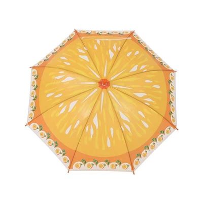 Manico curvo Frutta dritta Stampa ombrello per bambini Progettazione creativa per regali per bambini