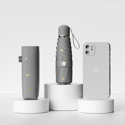 Protezione UV Donna Pioggia e Sole Due ombrelloni Vinyl con controllo manuale