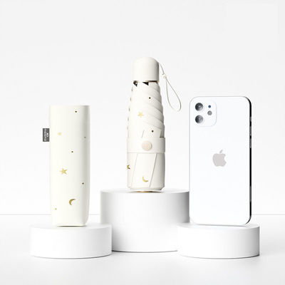 Protezione UV Donna Pioggia e Sole Due ombrelloni Vinyl con controllo manuale