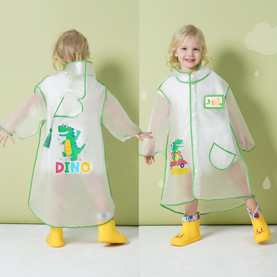 Poncho a cartone animato per studenti delle scuole elementari