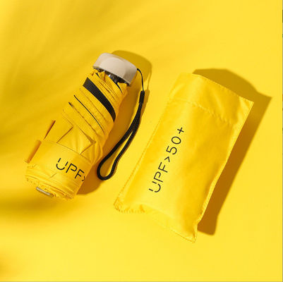 5 ombrelloni solare pieghevoli con logo personalizzato Vinyl controllo manuale portatile protezione UV