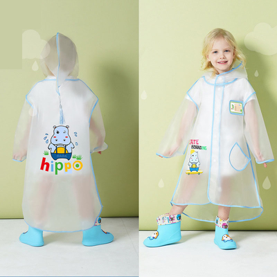 Poncho a cartone animato per studenti delle scuole elementari