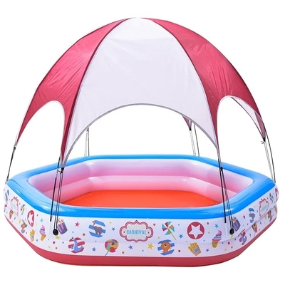 Non rivestito finitura vela Bambini tenda da circo gonfiabile piscina per famiglie di grandi dimensioni