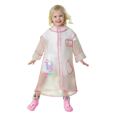 Poncho a cartone animato per studenti delle scuole elementari
