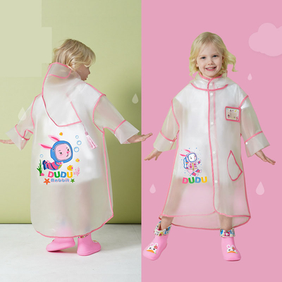 Poncho a cartone animato per studenti delle scuole elementari