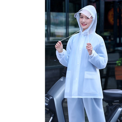 RAINWEAR per donne Motocicletta da tempesta di pioggia personale Veicolo elettrico completo di lavoro integrato