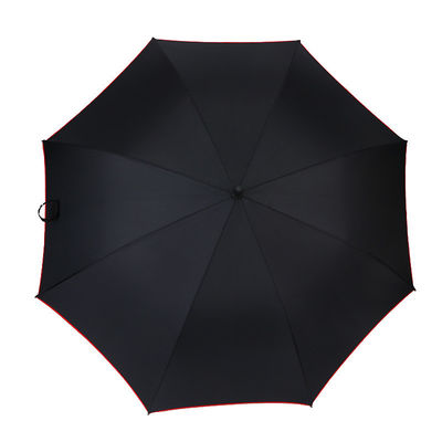 Adulti ombrello da golf rosso personalizzato con protezione solare impermeabile e a vento