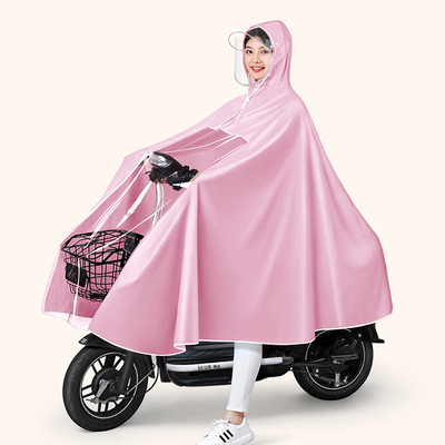 Logo personalizzato stampa poncho pioggia per uomini e donne che guidano auto o bicicletta a batteria