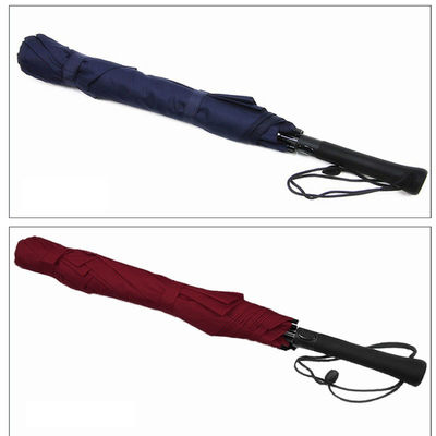 120cm di diametro aperto due volte rinforzo automatico ombrello da golf per la promozione