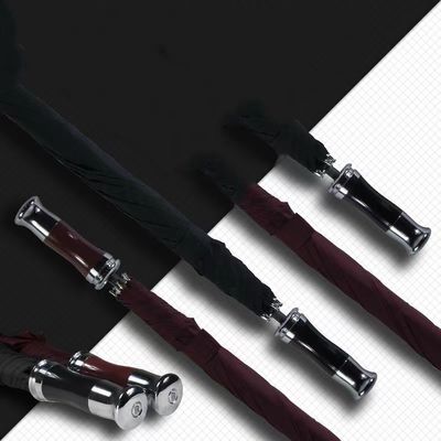 Apertura manuale ombrello da golf da 24 pollici 8K con design distintivo e albero in fibra di vetro