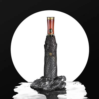 Logo personalizzato pubblicitario ombrello a doppia prova di vento con un solo clic