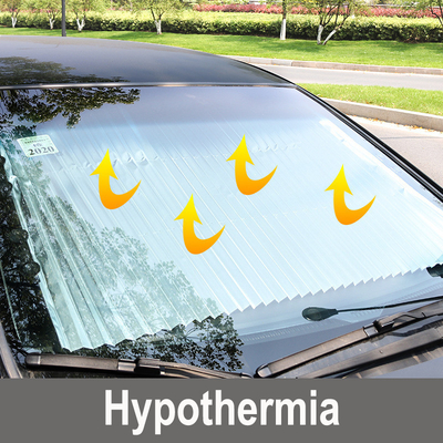 Pannello di protezione solare per auto in stile aperto per isolamento termico e protezione solare