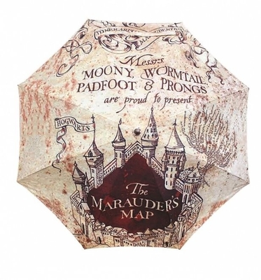 Materiale tessuto ombrello Marauders Mappa Sublimazione Auto 3 Pieghevole Protezione solare minimalista
