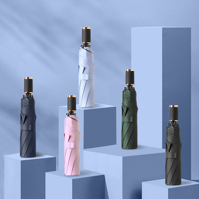 Ombrello aziendale a colori personalizzati per viaggi, protezione UV e design multicolore