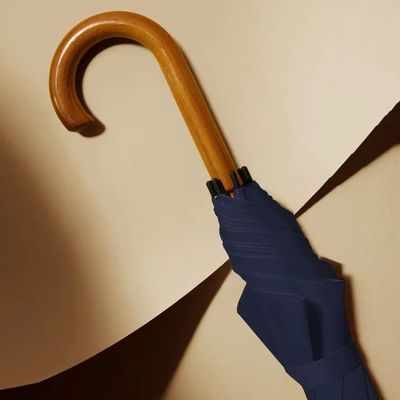 Regalo d'affari 8K telaio in fibra di vetro da 23 pollici ombrello a osso retto con maniglia in un pezzo