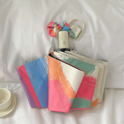 Materiale in tessuto di poliestere 190T Parasole semi-automatica per esterno