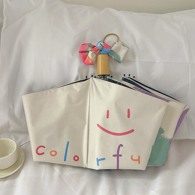 Materiale in tessuto di poliestere 190T Parasole semi-automatica per esterno