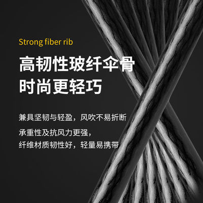 Ombrello regalo d'affari da 27 pollici 8k Ombrello da golf in fibra di vetro con funzione appesa e logo