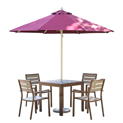 Disegno minimalista stile ombrello da giardino in alluminio per balcone
