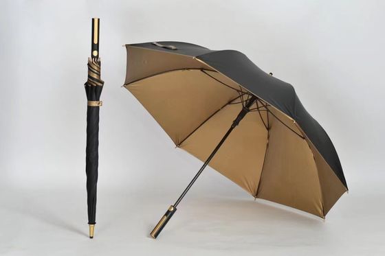 120cm di diametro aperto X103 UV Protect Gold Coating Ombrello per affari e golf