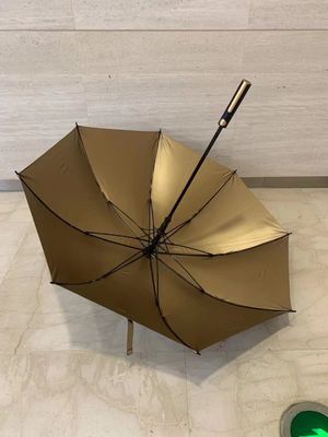 120cm di diametro aperto X103 UV Protect Gold Coating Ombrello per affari e golf