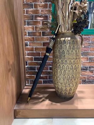 120cm di diametro aperto X103 UV Protect Gold Coating Ombrello per affari e golf