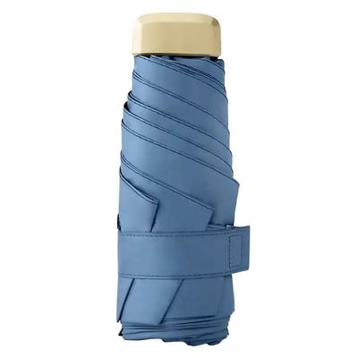 5 Fold 6k UV Sun Umbrella Mini Folding Pocket Umbrella Regalo con 87cm di diametro aperto